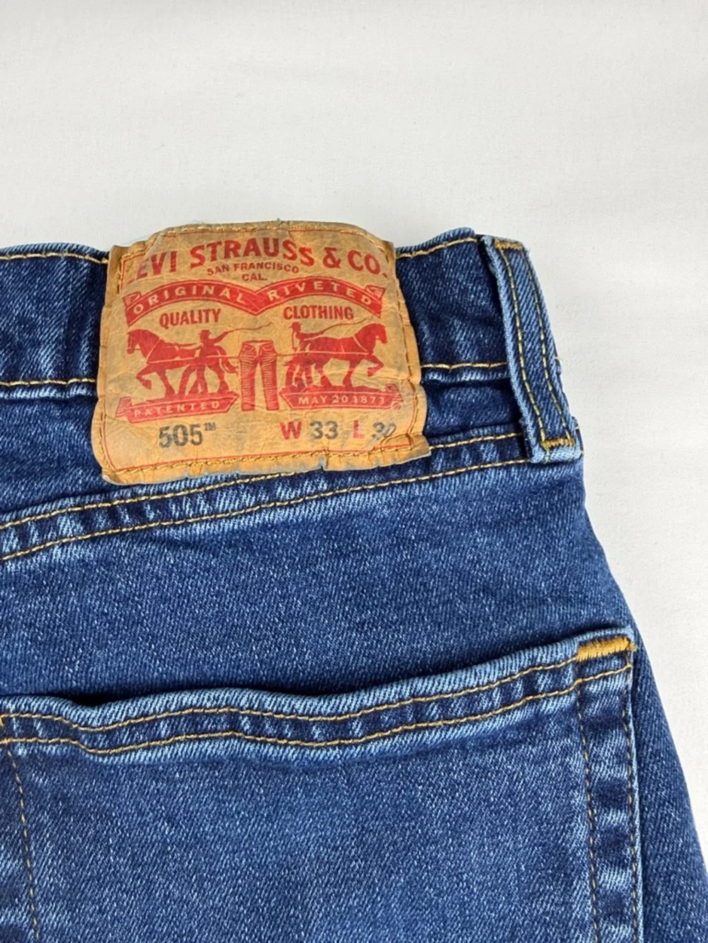 Levi’s 501 Straight Jeans Men’s 33x29 Classic Button Fly